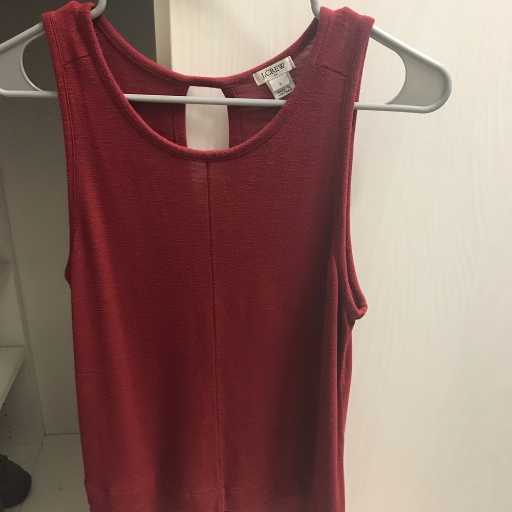 J. Crew Rich Red Tank Top